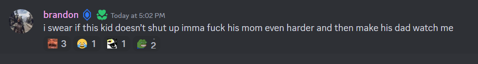 A derogatory comment about someone's mother