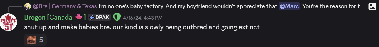 A comment about a man's role with babies